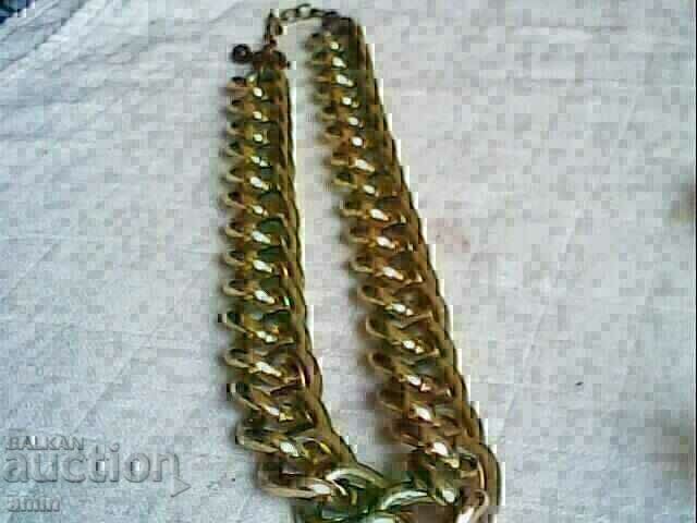Old gold-plated necklace, chain type with price 20.00 BGN | € 10.23 Old gold-plated necklace, chain type with price 20.00 BGN | € 10.23