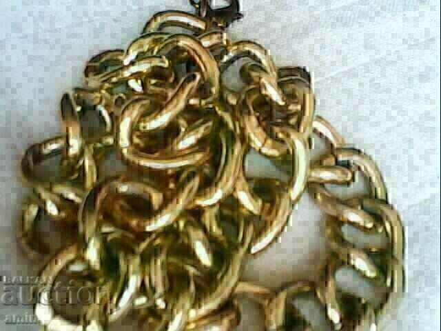 Delivery of Old gold-plated necklace, chain type Delivery of Old gold-plated necklace, chain type