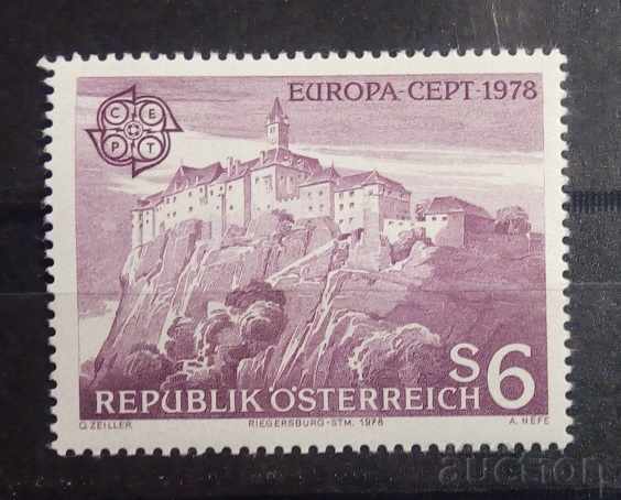 Австрия 1978  Европа CEPT Сгради MNH