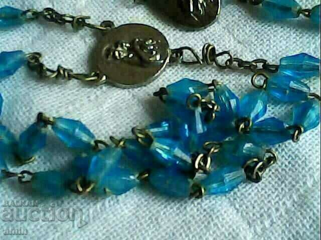 beautiful church necklace made of natural stones