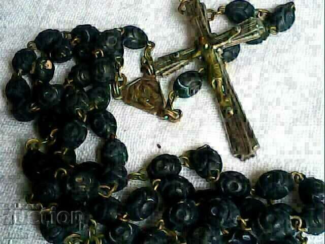 very old beautiful church necklace natural stone himats - 6 very old beautiful church necklace natural stone himats - 6