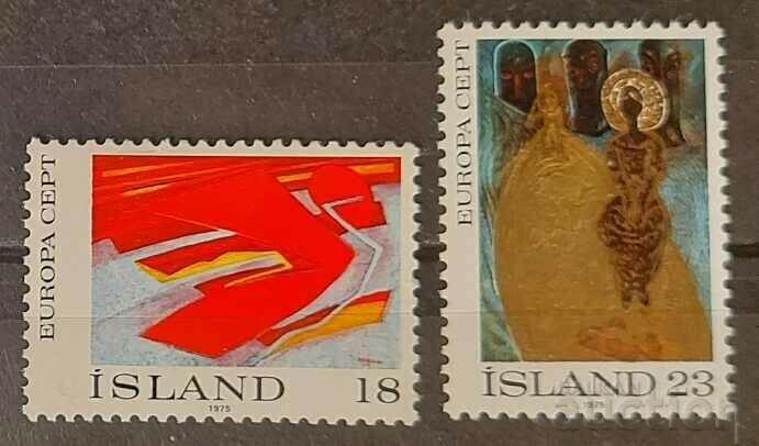 Islanda 1975 Europa CEPT Artă / Picturi MNH