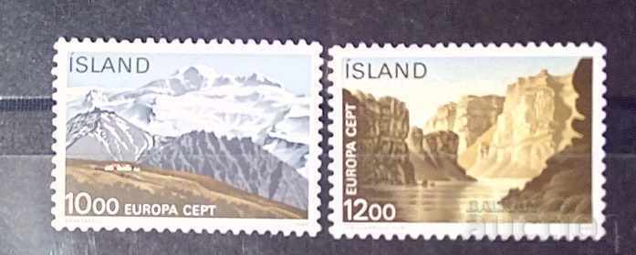 Ισλανδία 1986 Ευρώπη CEPT Φύση / τοπία MNH