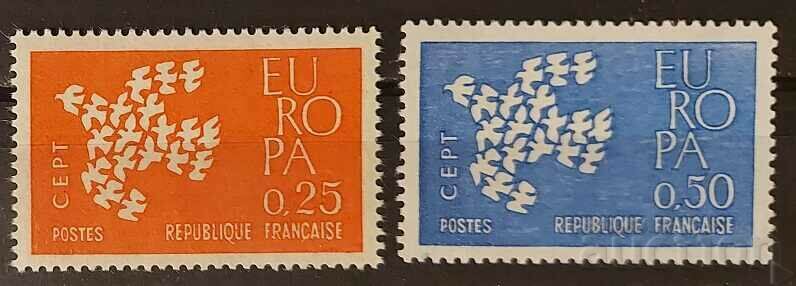 Franța 1961 Europa CEPT Păsări MNH