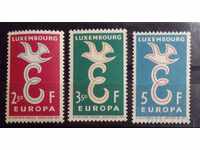 Luxembourg 1958 Europe CEPT Birds MNH