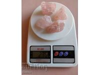 Cuarț roz - brut: origine Mozambic - 236 grame
