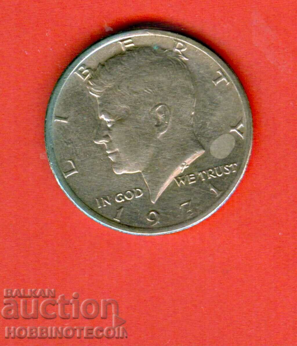 SUA SUA 50 cenți 0,50 $ 1/2 $ emisiune 1971 KENNEDY