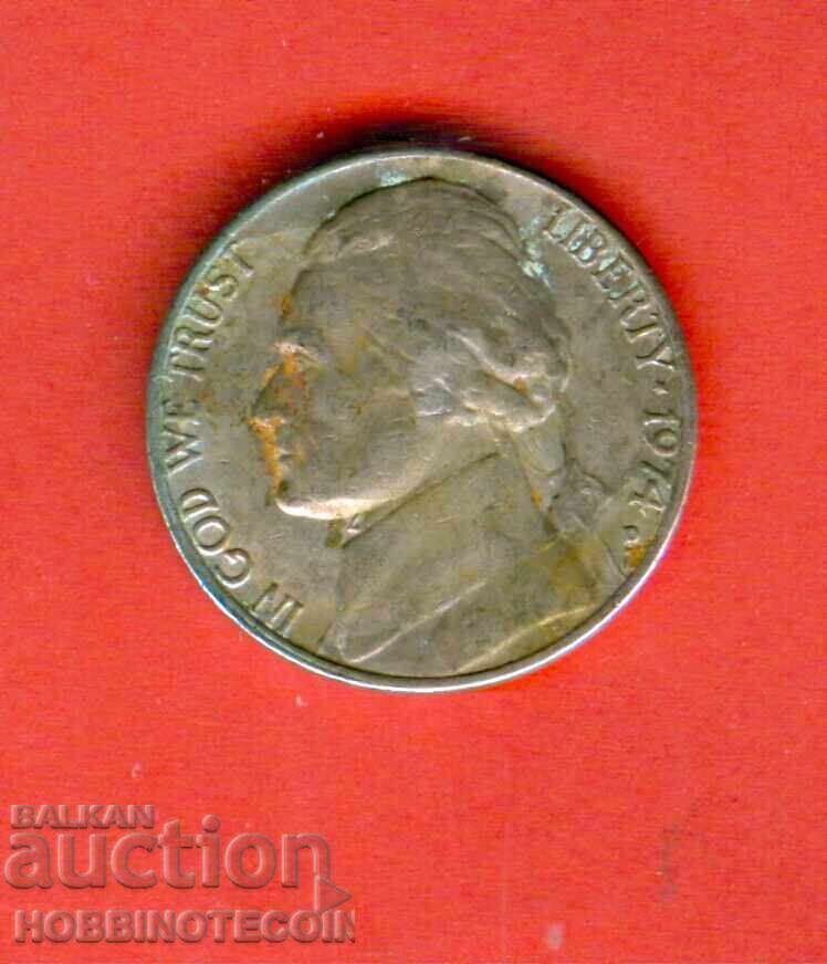 USA 5 cent issue - 1974 D USA 5 cent issue - 1974 D