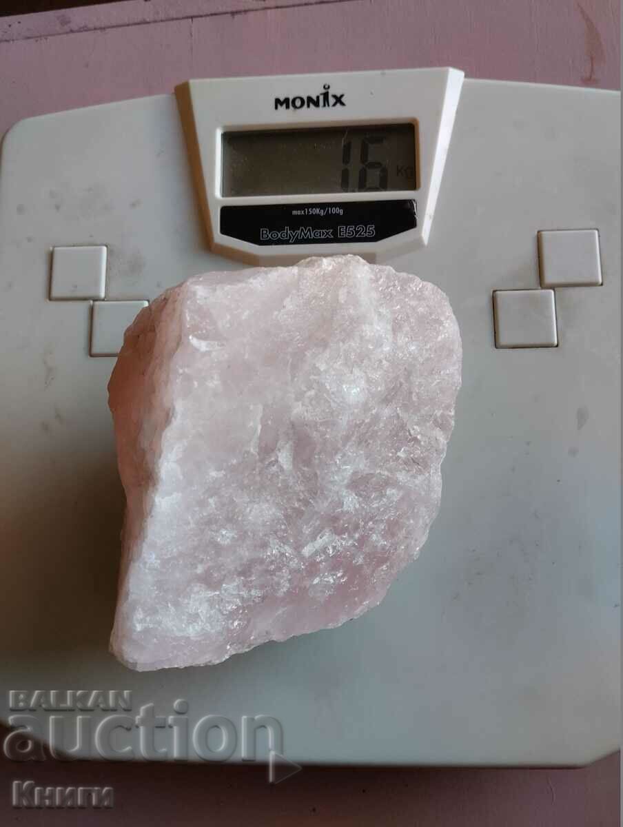 Rose quartz - raw: origin Mozambique - 1600 grams