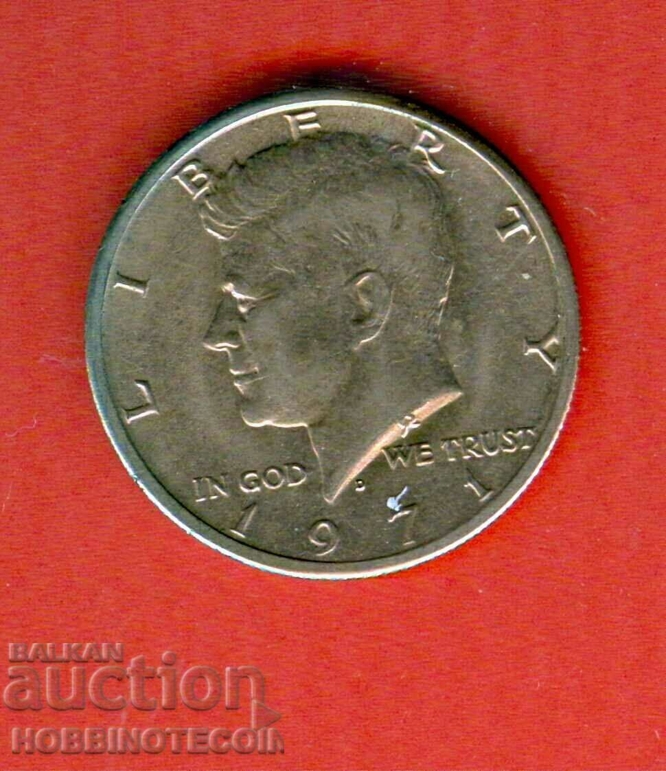 USA USA 50 cent 0.50 $ 1/2 $ issue issue 1971 KENNEDY