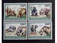 Τόγκο 2010 Πανίδα / Ζώα / Ελέφαντες MNH