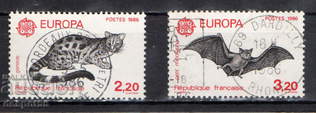 1986. France. Europe - Nature conservation. Fauna.