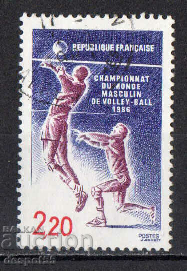 1986. Franța. Campionatul Mondial de volei masculin.