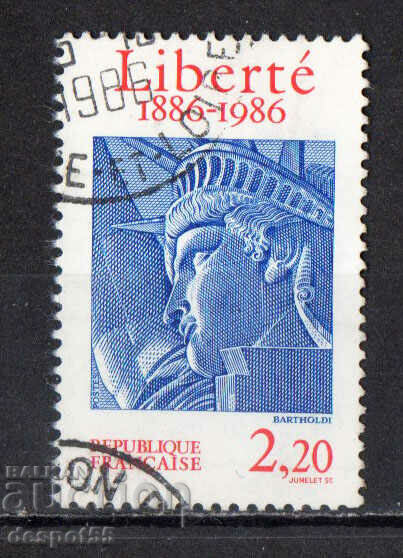 1986. Франция. 100-годишнина на Статуята на свободата.
