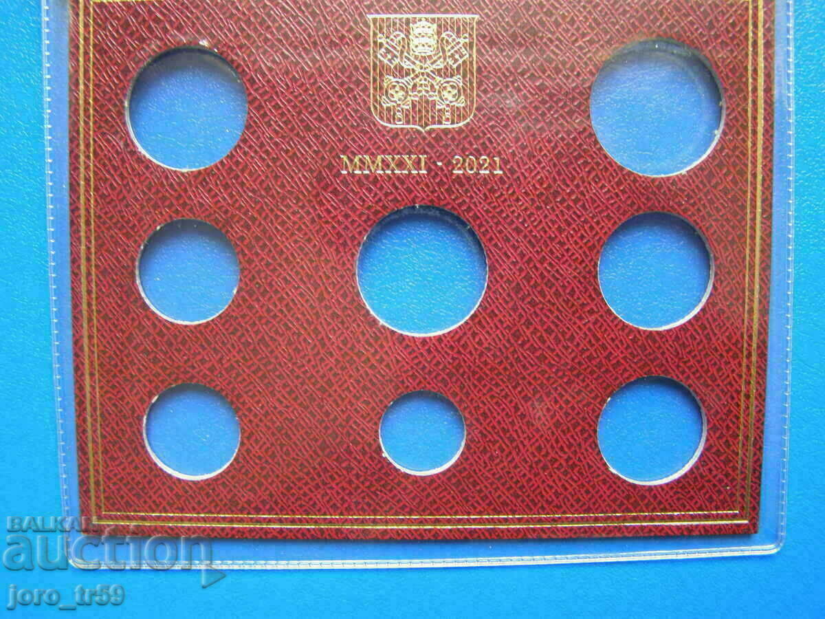 Delivery of Package for 8 coins Euroset Vatican City - 2021 Delivery of Package for 8 coins Euroset Vatican City - 2021