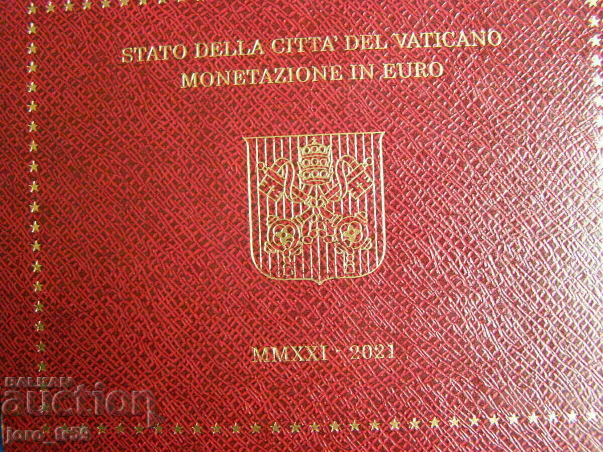 Package for 8 coins Euroset Vatican City - 2021 - 5 Package for 8 coins Euroset Vatican City - 2021 - 5