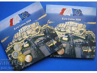 Опаковка за евросет Малта - 2008 г. с две марки
