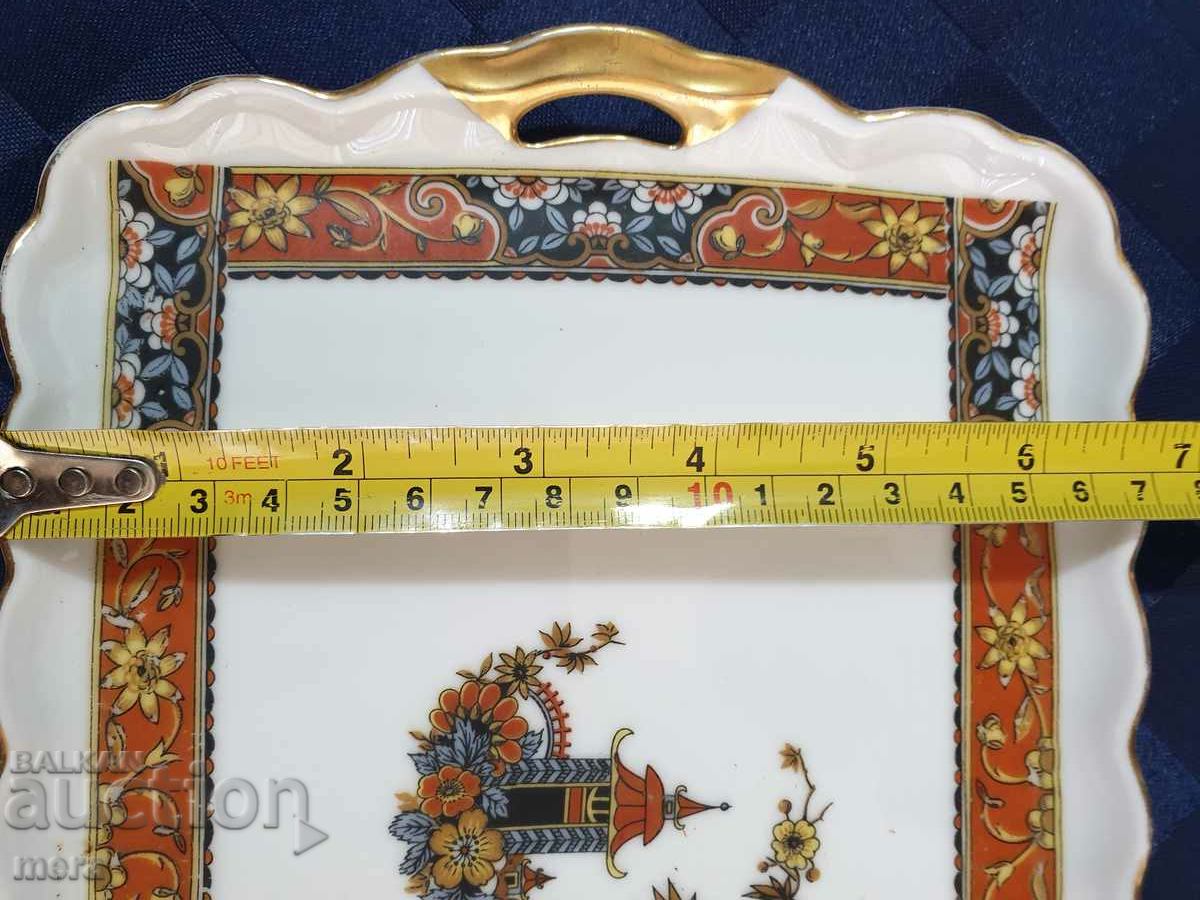 Auction Antique porcelain tray - Victoria Cnina Czechoslovakia Auction Antique porcelain tray - Victoria Cnina Czechoslovakia