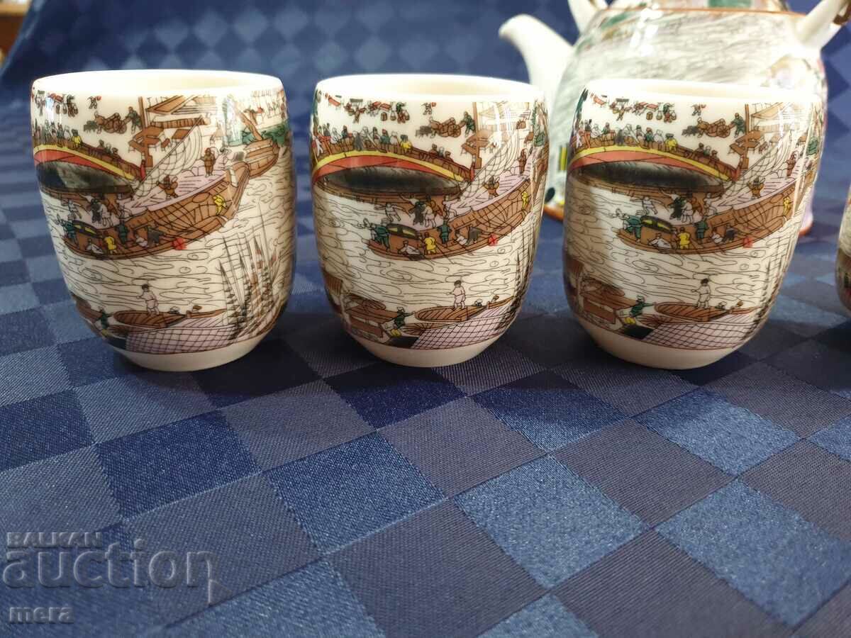 Beautiful Japanese tea and coffee set - 5 Beautiful Japanese tea and coffee set - 5