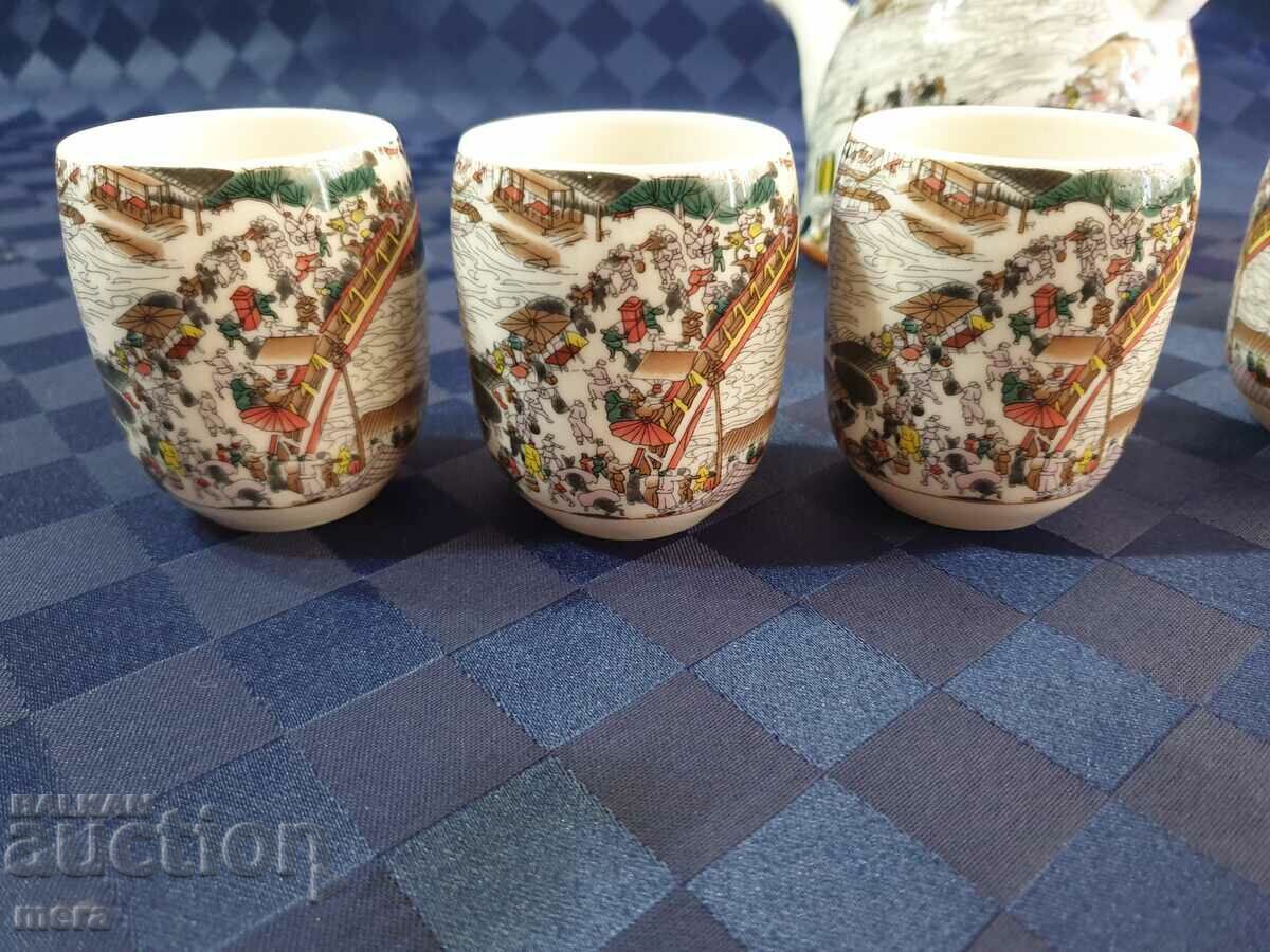 Beautiful Japanese tea and coffee set - 6 Beautiful Japanese tea and coffee set - 6