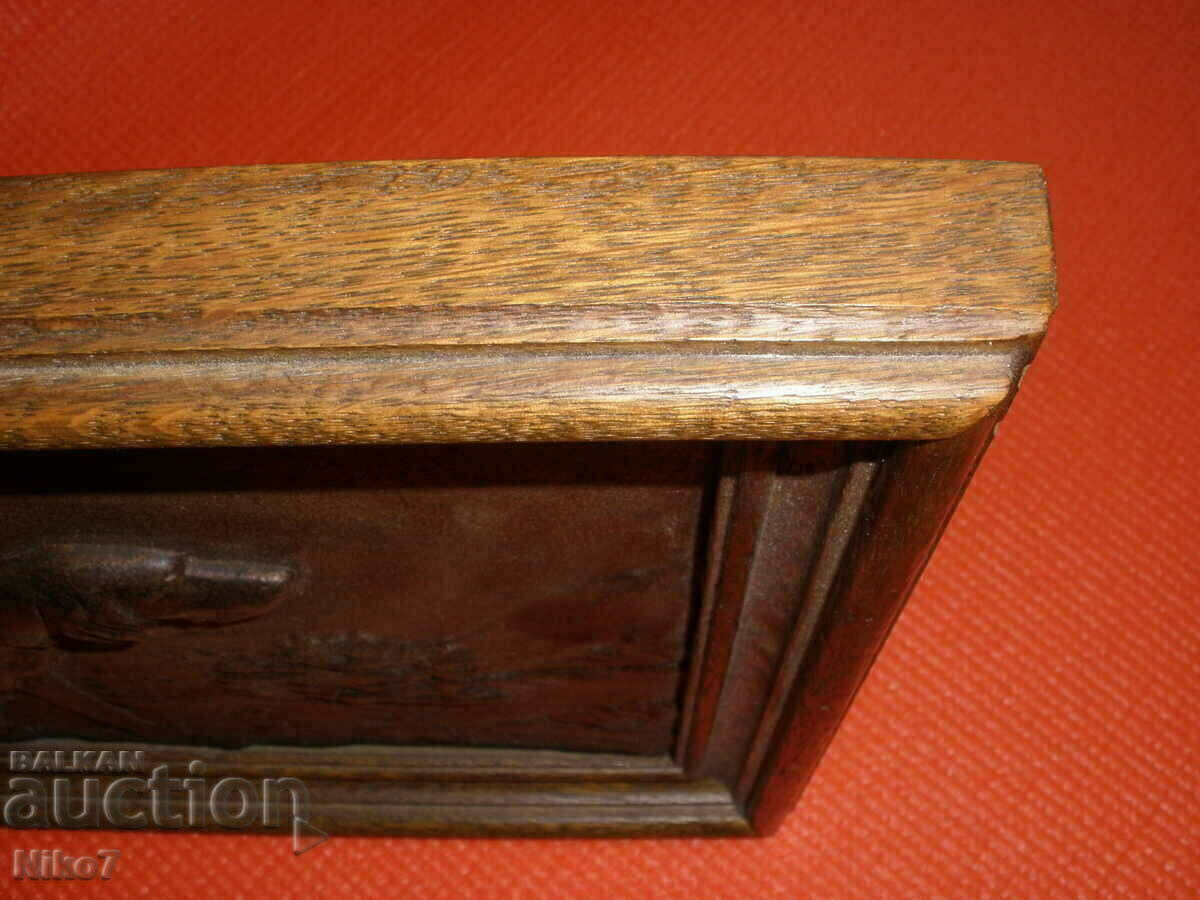 Old, metal picture (panel) - "HUNTING DOG". - 6 Old, metal picture (panel) - "HUNTING DOG". - 6