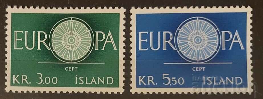 Islanda 1960 Europa CEPT MNH