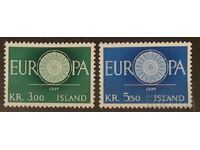 Исландия 1960 Европа CEPT MNH