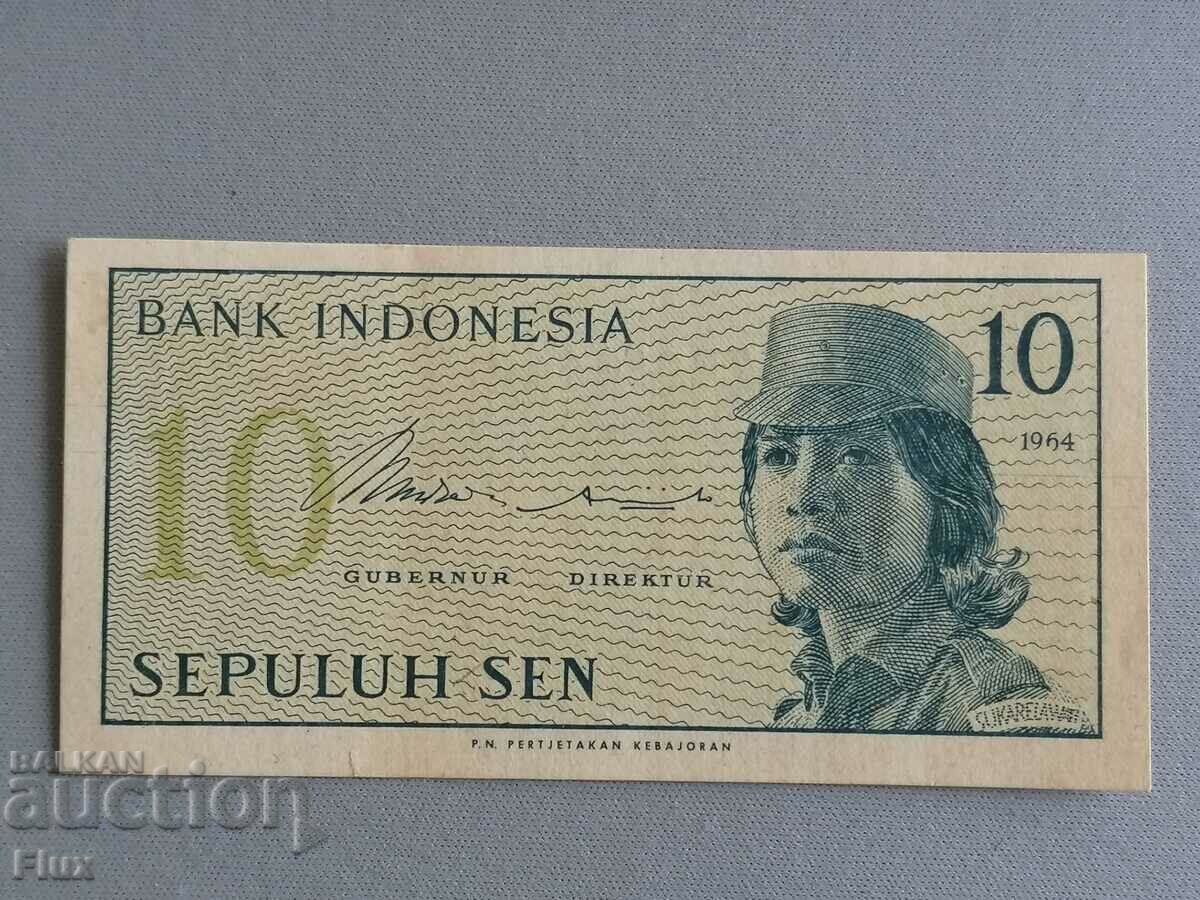 Banknote - Indonesia - 10 sen | 1964