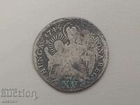 Рядка стара Сребърна Монета МАРИЯ ТЕРЕЗА Австрия 1745