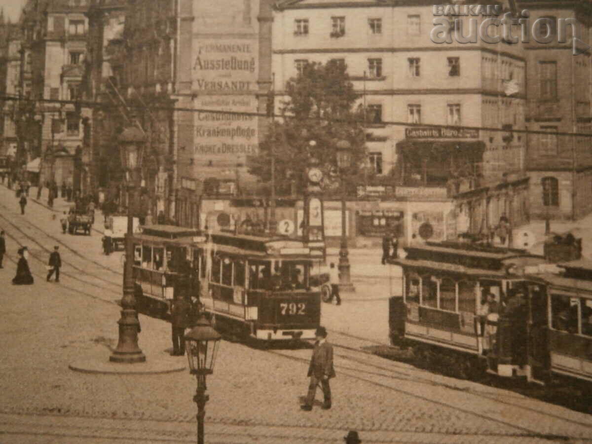 Dresden 1913 old card with price 31.00 BGN | € 15.85