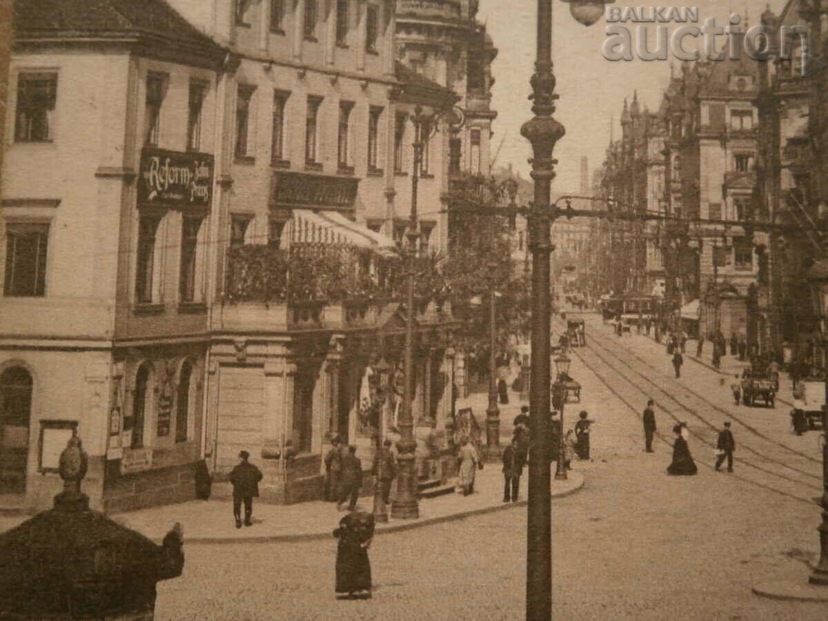 Auction  Dresden 1913 old card
