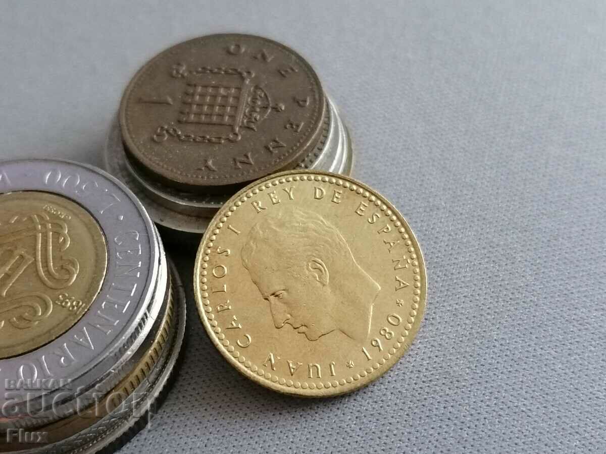 Coin - Spain - 1 pence 1980 with price 1.50 BGN | € 0.77 Coin - Spain - 1 pence 1980 with price 1.50 BGN | € 0.77