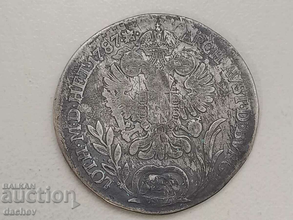 Σπάνιο ασημένιο νόμισμα Αυστρία 20 Kreuzer Αυστρία-Ουγγαρία 1787