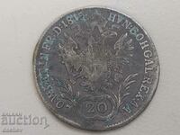 Rare Silver Coin Austria 20 Kreuzer Austria-Hungary 1815