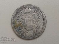 Рядка Сребърна Монета Австрия 20 кройцера Австроунгария 1829