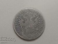 Monedă de argint rară Austria 20 Kreuzer Austro-Ungaria 1841