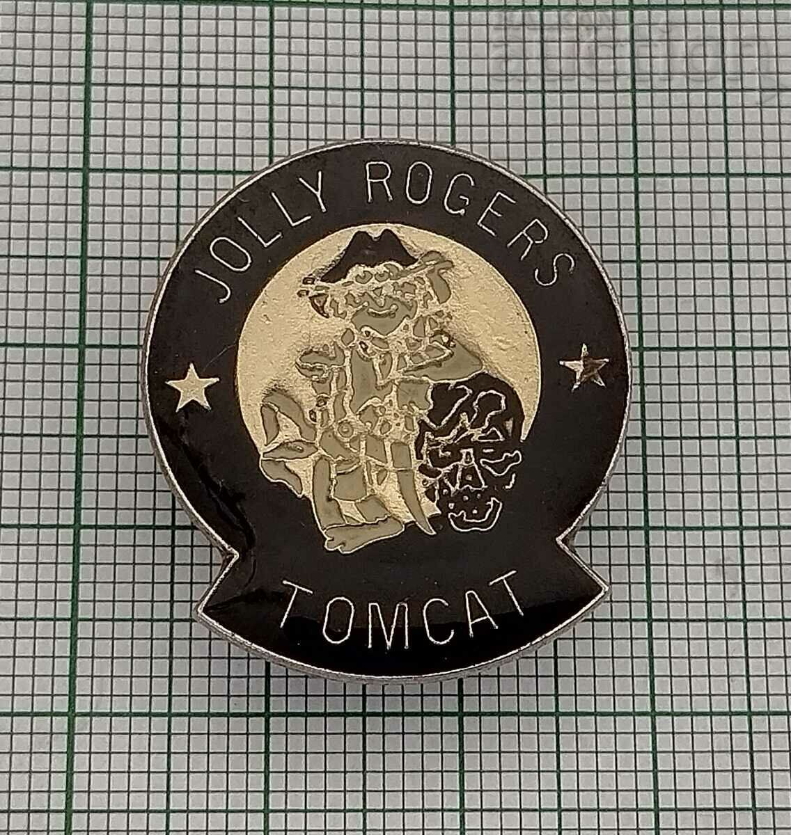 JOLLY ROGERS TOMCAT VFA-103 САЩ АВИАЦИЯ ЗНАЧКА