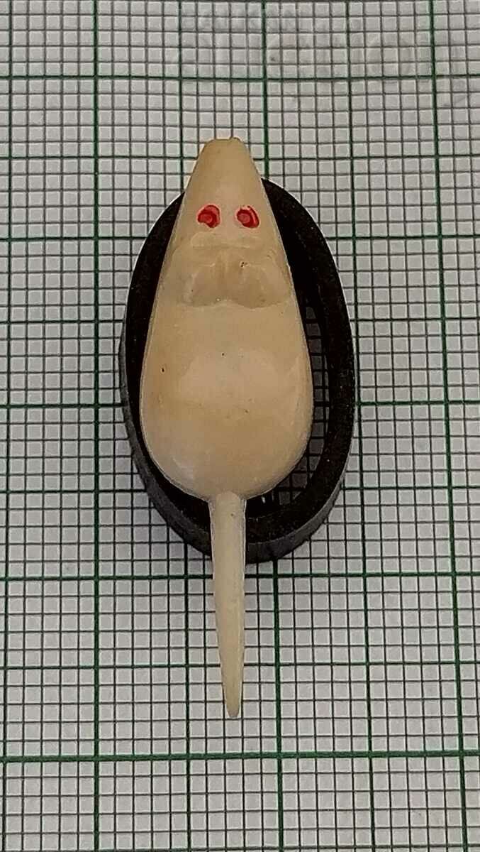 WHITE MOUSE BADGE with price 2.00 BGN | € 1.02 WHITE MOUSE BADGE with price 2.00 BGN | € 1.02