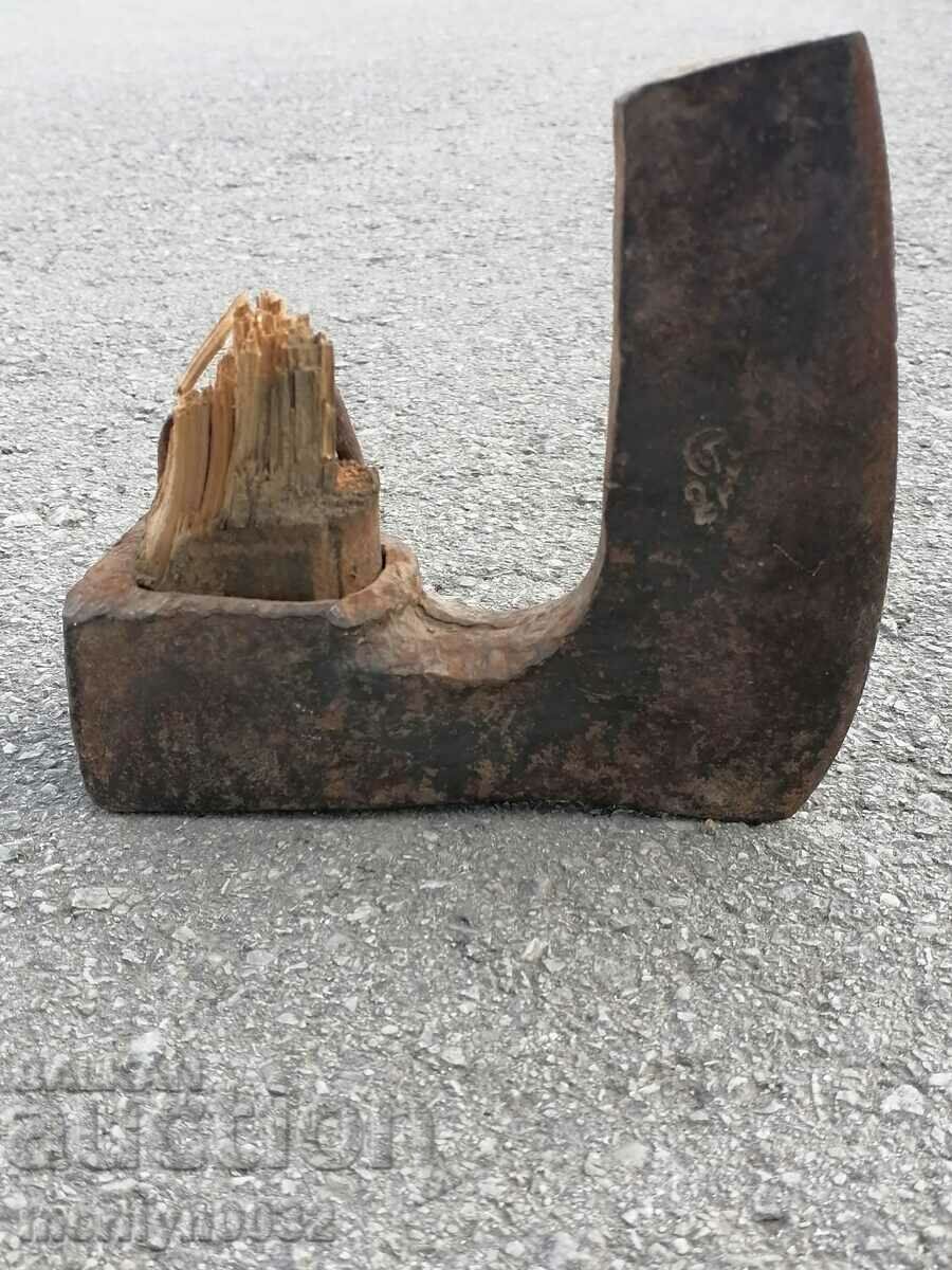 Auction An old ax shaft tool wrought iron Auction An old ax shaft tool wrought iron