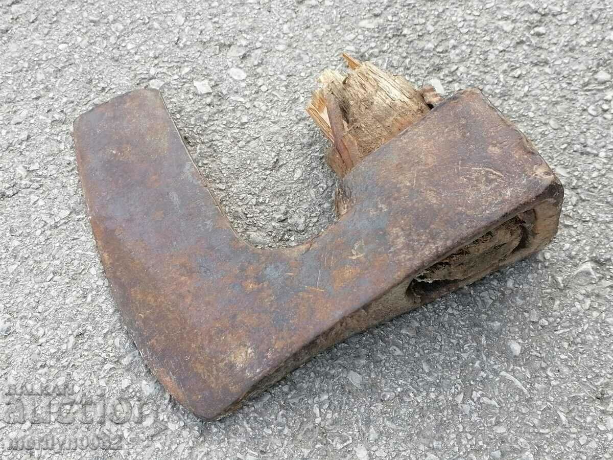 An old ax shaft tool wrought iron - 5 An old ax shaft tool wrought iron - 5
