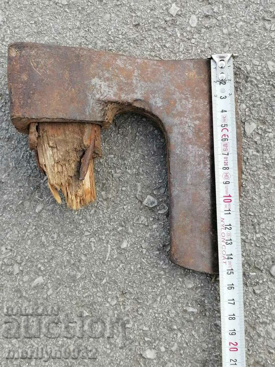 An old ax shaft tool wrought iron - 6 An old ax shaft tool wrought iron - 6