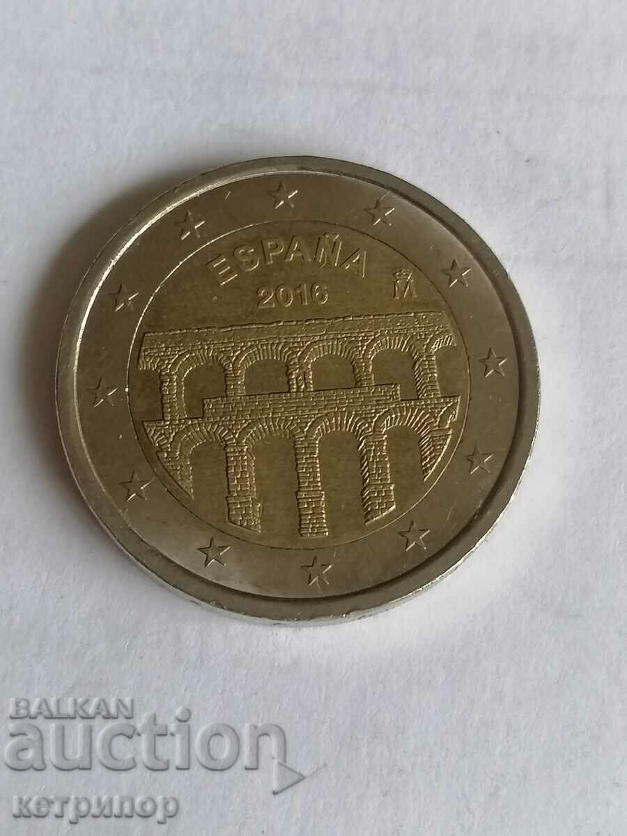 2 евро Испания 2016 г.