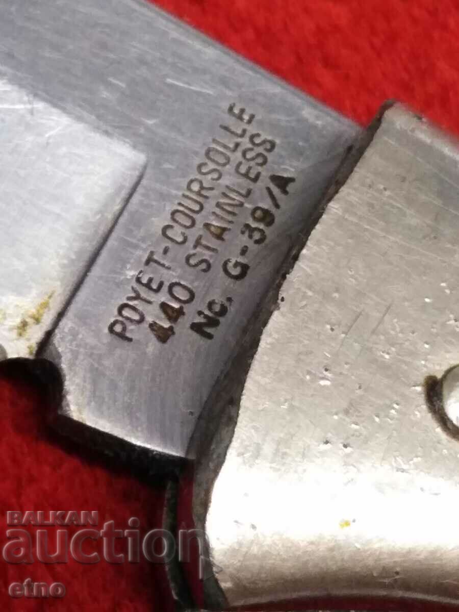 Auction OLD POCKET KNIFE-POYET COURSOLLE Auction OLD POCKET KNIFE-POYET COURSOLLE