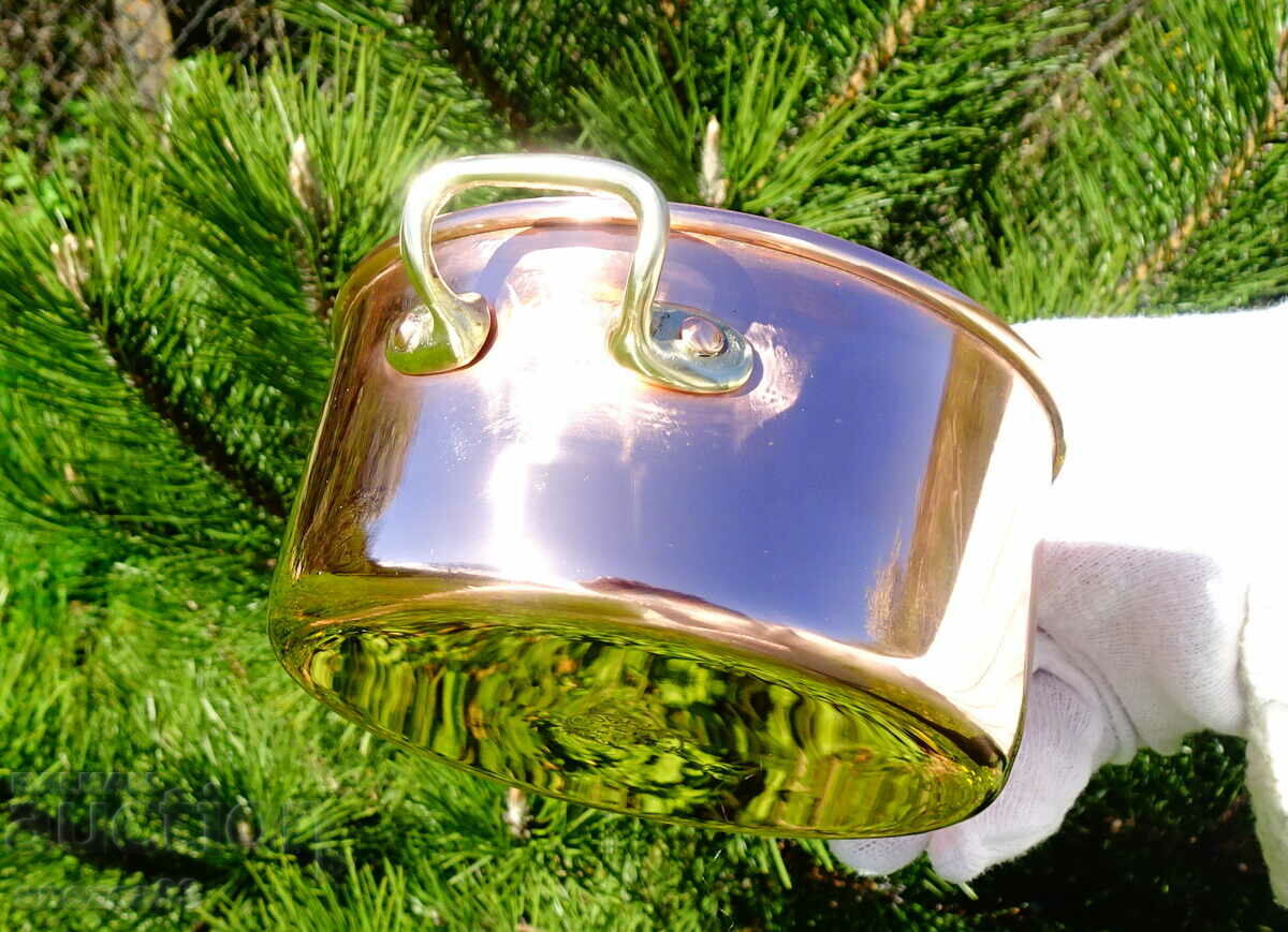 Copper pot, Portugal, marked. - 5