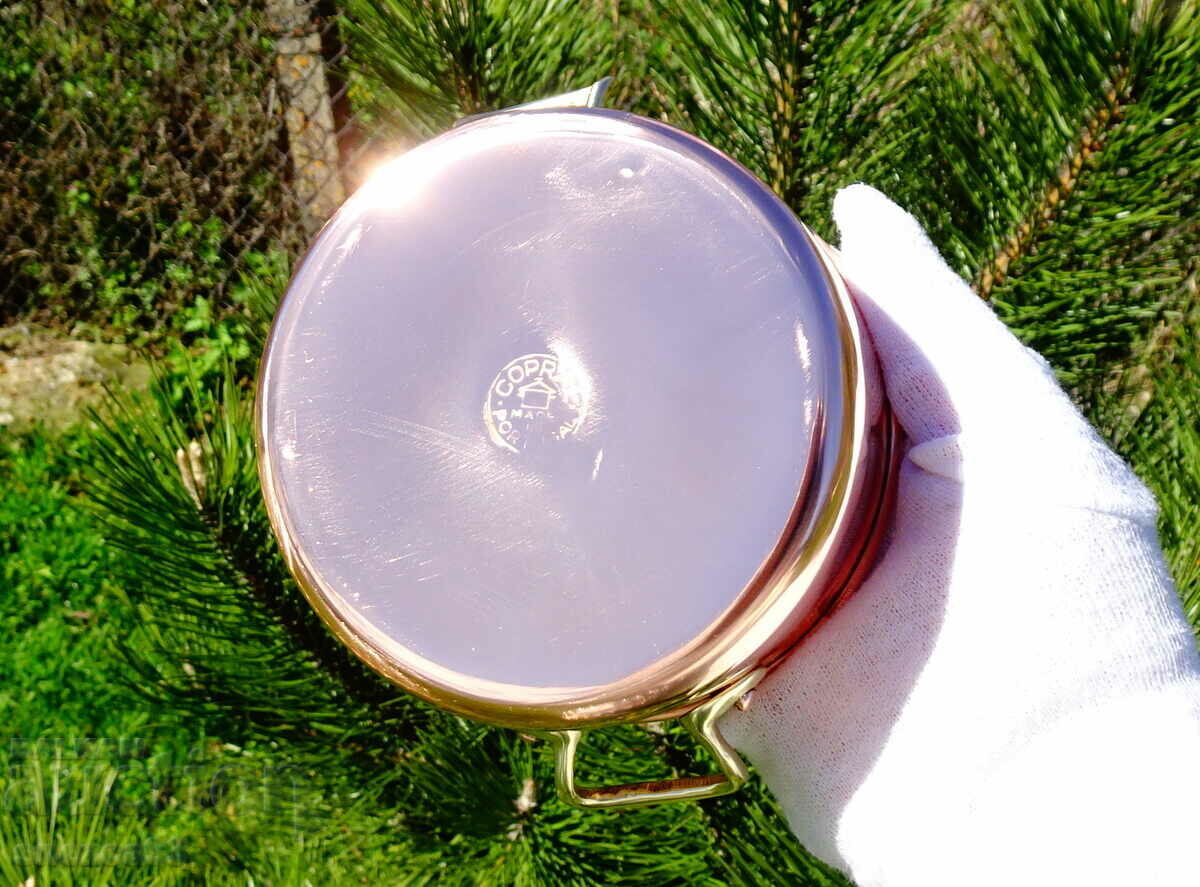 Copper pot, Portugal, marked. - 6