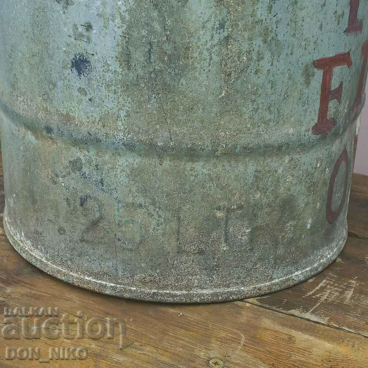 Licitație Recipient ignifug, zincat, butoi-25 litri