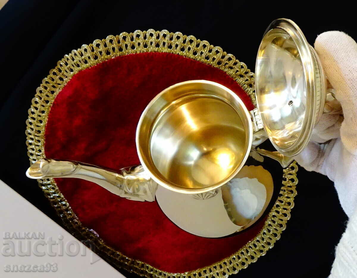 English kettle, teapot, solid bronze 930 gr - 5 English kettle, teapot, solid bronze 930 gr - 5