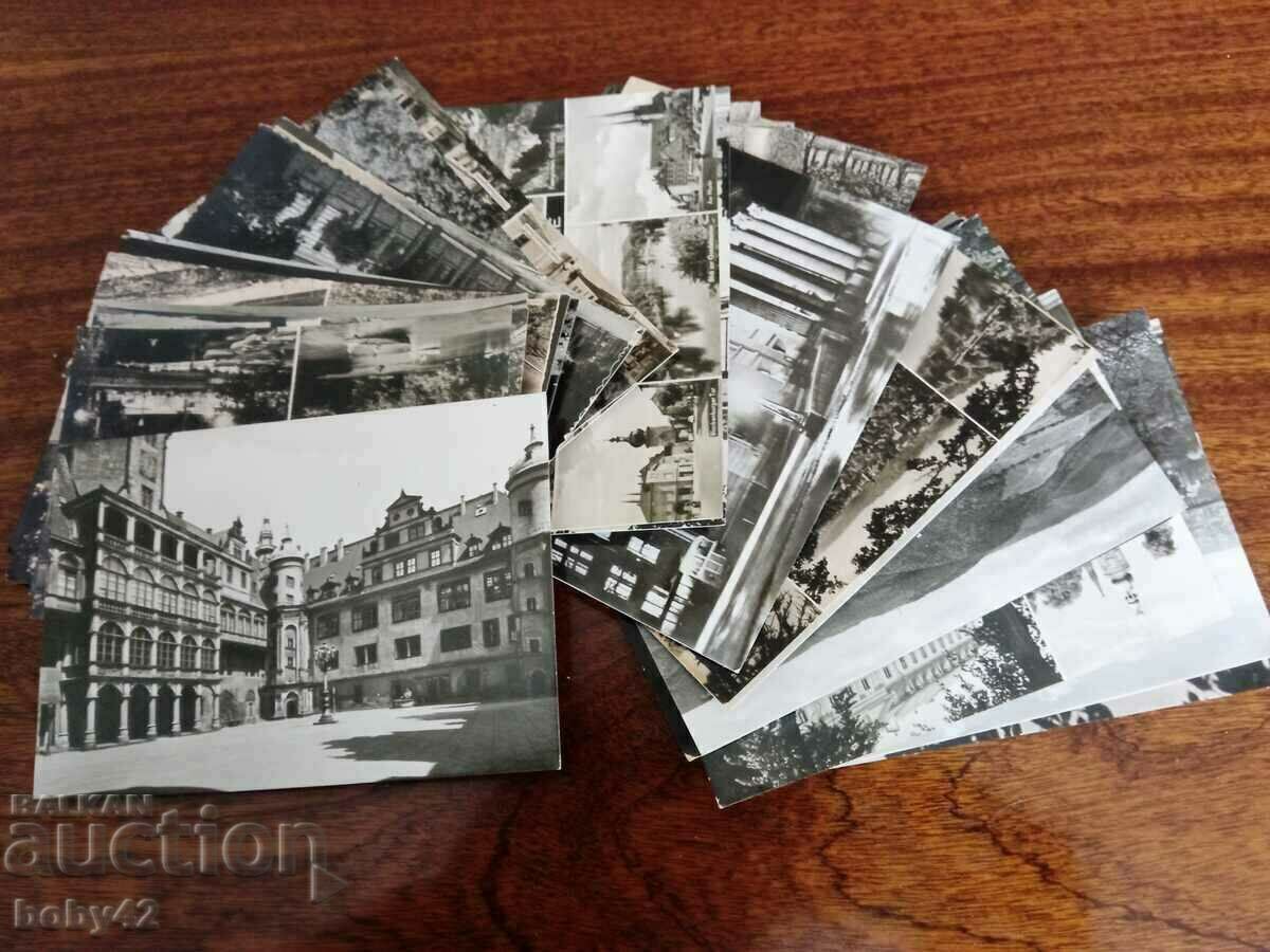 Illustrated cards, 225 pcs., black and white (1950s)