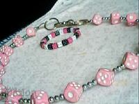 beautiful dice necklace and bracelet