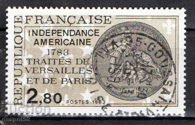 1983. Γαλλία. 200 χρόνια από τη Συνθήκη των Βερσαλλιών και του Παρισιού.